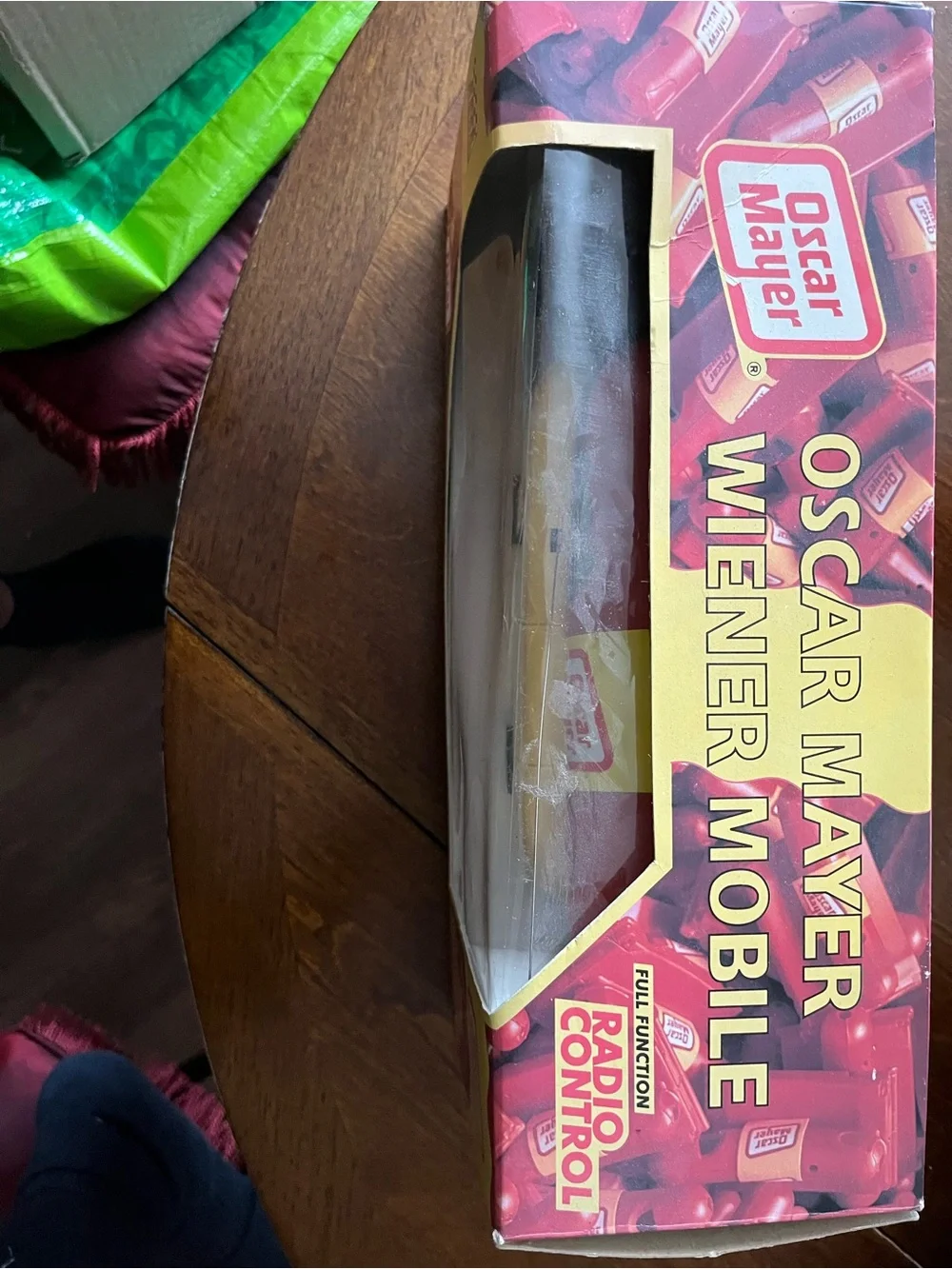 Kids Red & Yellow Wiener Mobile Toy